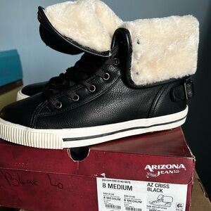 Arizona Jean Company Black and Cream Women's Shoes